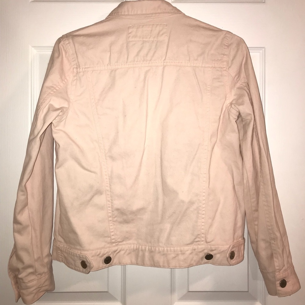Women’s Light Pink Jean Jacket - Picture 4 of 4